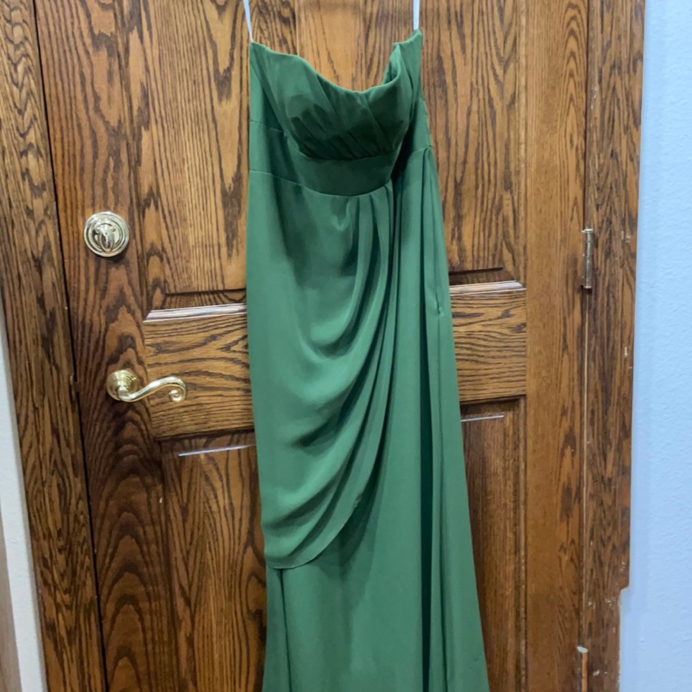 Jim Hjelm Moss Bridesmaid Gown